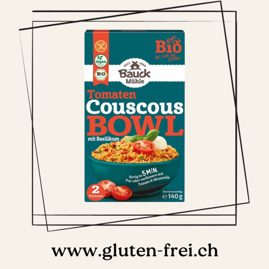 Couscous Bowl Tomaten & Basilikum Bauck glutenfrei